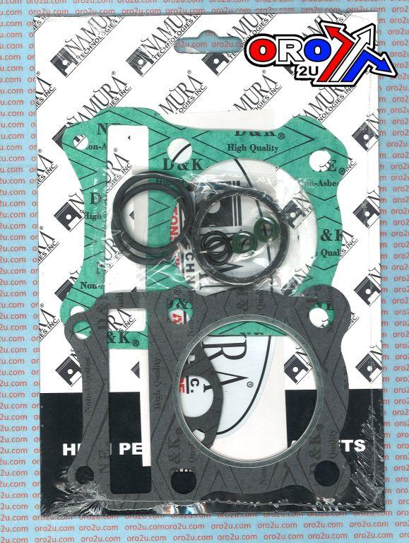 NAMURA TOP END GASKET SET KAWASAKI KLX125 03-06, SUZUKI DR-Z125/L 03-12, 10Pcs