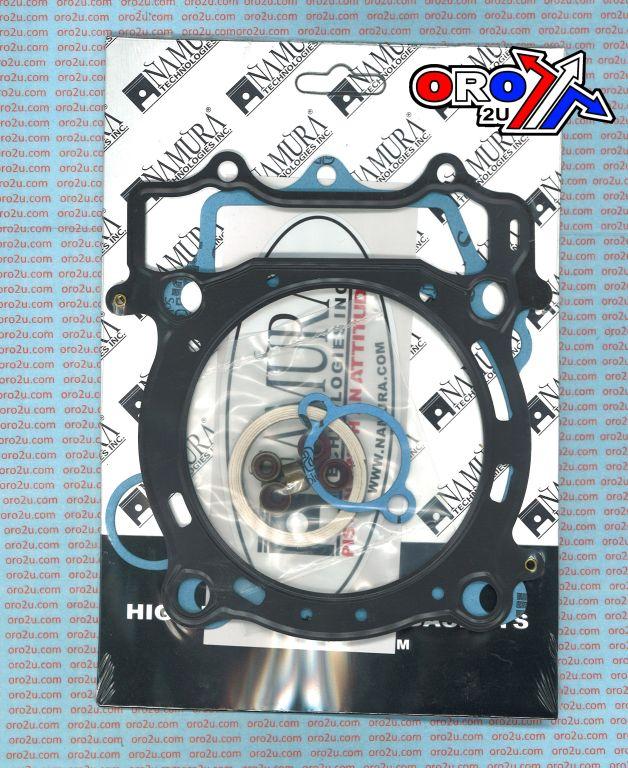 NAMURA TOP END GASKET SET YAMAHA WR450F 03-06, YZ450F 03-05, YFZ450 04-13