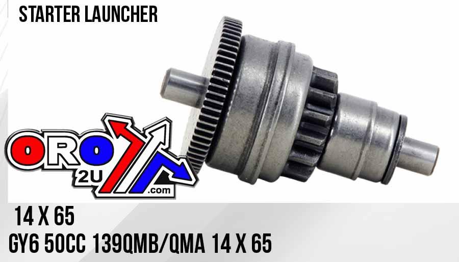 STARTER GEAR GY6 50cc, 14T x 65T