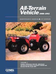 CLYMER MANUAL ALL-TERRAIN 1988-1992