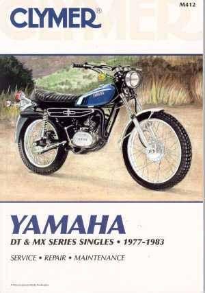 CLYMER MANUAL YAMAHA DT100/125/175/200/250/400 1977-1983