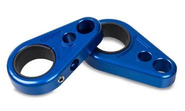 CABLE / HOSE CLAMP BLUE SET/2