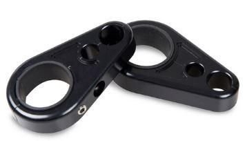 CABLE / HOSE CLAMP BLACK SET/2