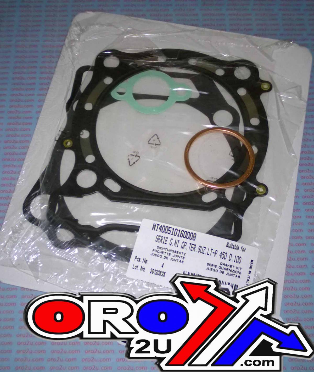 ATHENA TOP END GASKET SET SUZUKI LT-R 450 06-11, 100mm BIG BORE
