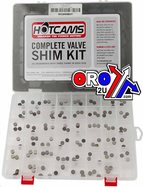 VALVE SHIM KIT 7.48mm 141pcs HOTROD HCSHIM01
