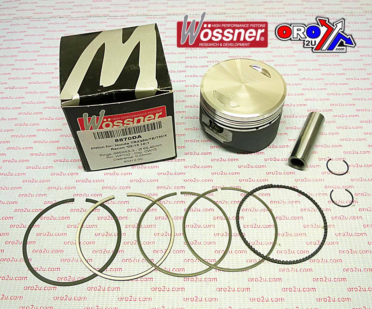 WOSSNER 69.5mm FORGED PISTON KIT HONDA TRX250 4T 1997-2023