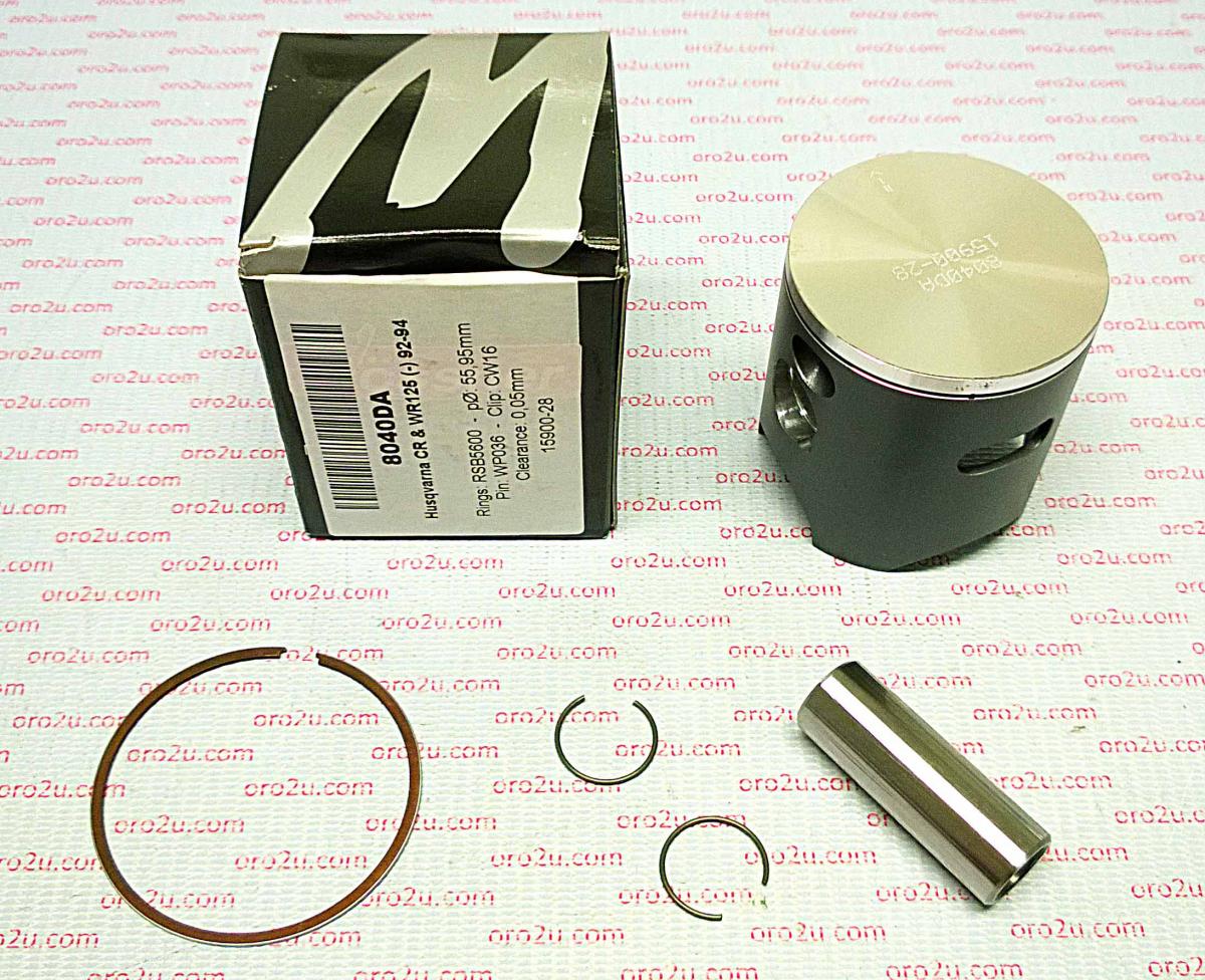 WOSSNER 56.5mm PISTON KIT HUSQVARNA CR125 92-94, WR125 92-94