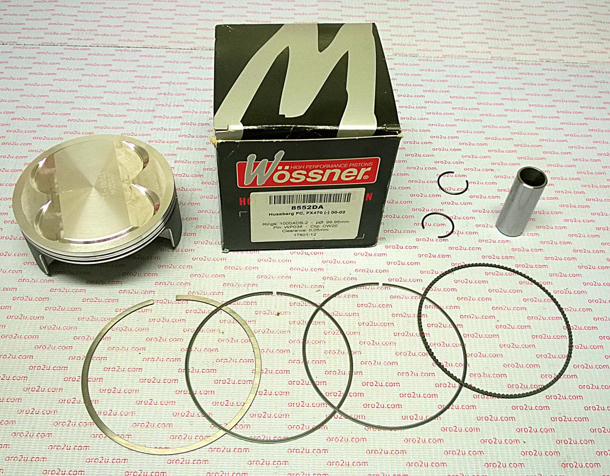 WOSSNER 99.96mm PISTON KIT B, HUSABERG FC470 00-01, FE470 00-02, FX470 00-02