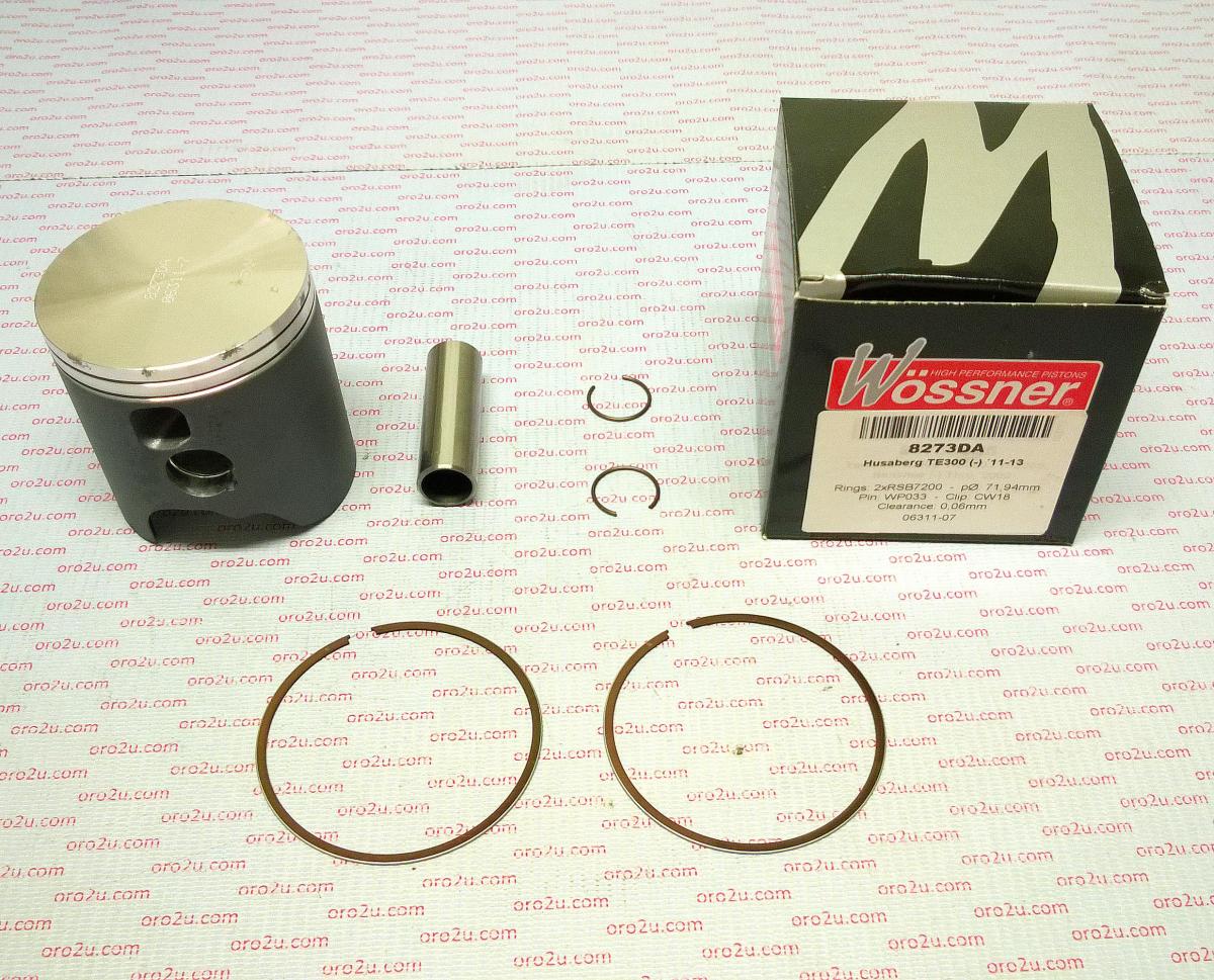 WOSSNER 71.94mm PISTON KIT A, HUSABERG TE300 2011-2018