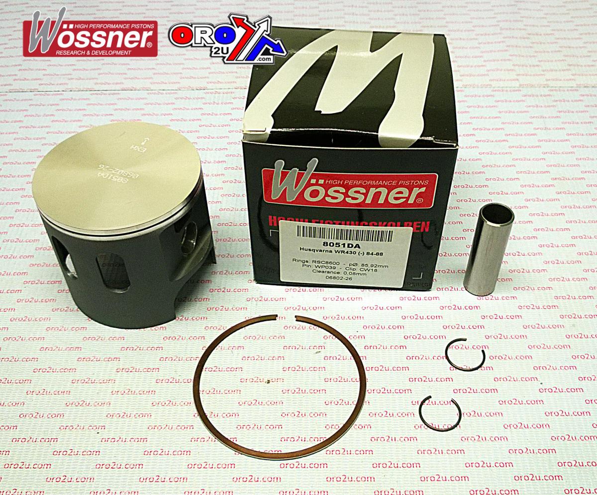 WOSSNER 86.5mm PISTON KIT HUSQVARNA WR430 1984-1988