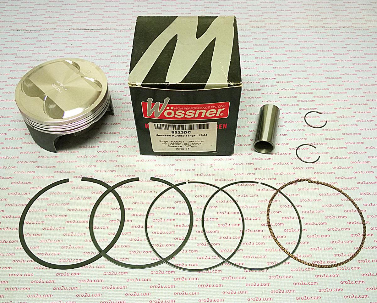 WOSSNER 101mm PISTON KIT KAWASAKI KLR650A 87-07, KL650 TENGAI 90-91