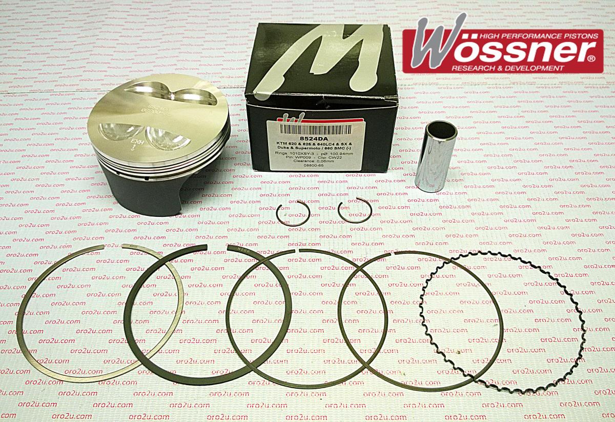 PISTON 94-08 KTM620 640 101 B FORGED WOSSNER KIT 8524DB