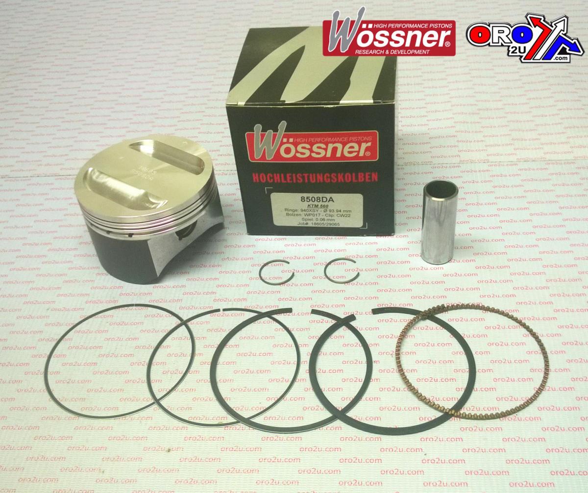 PISTON KIT KTM560 EXC 95.00 FORGED WOSSNER KIT 8508D100