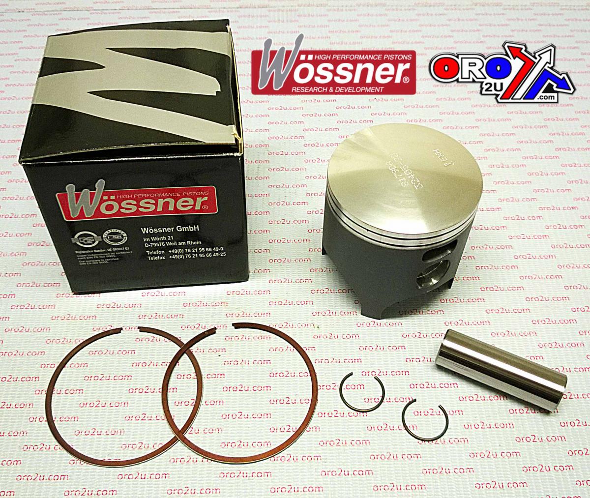 PISTON KIT 76-79 YZ250 70.00 FORGED WOSSNER 8179DA