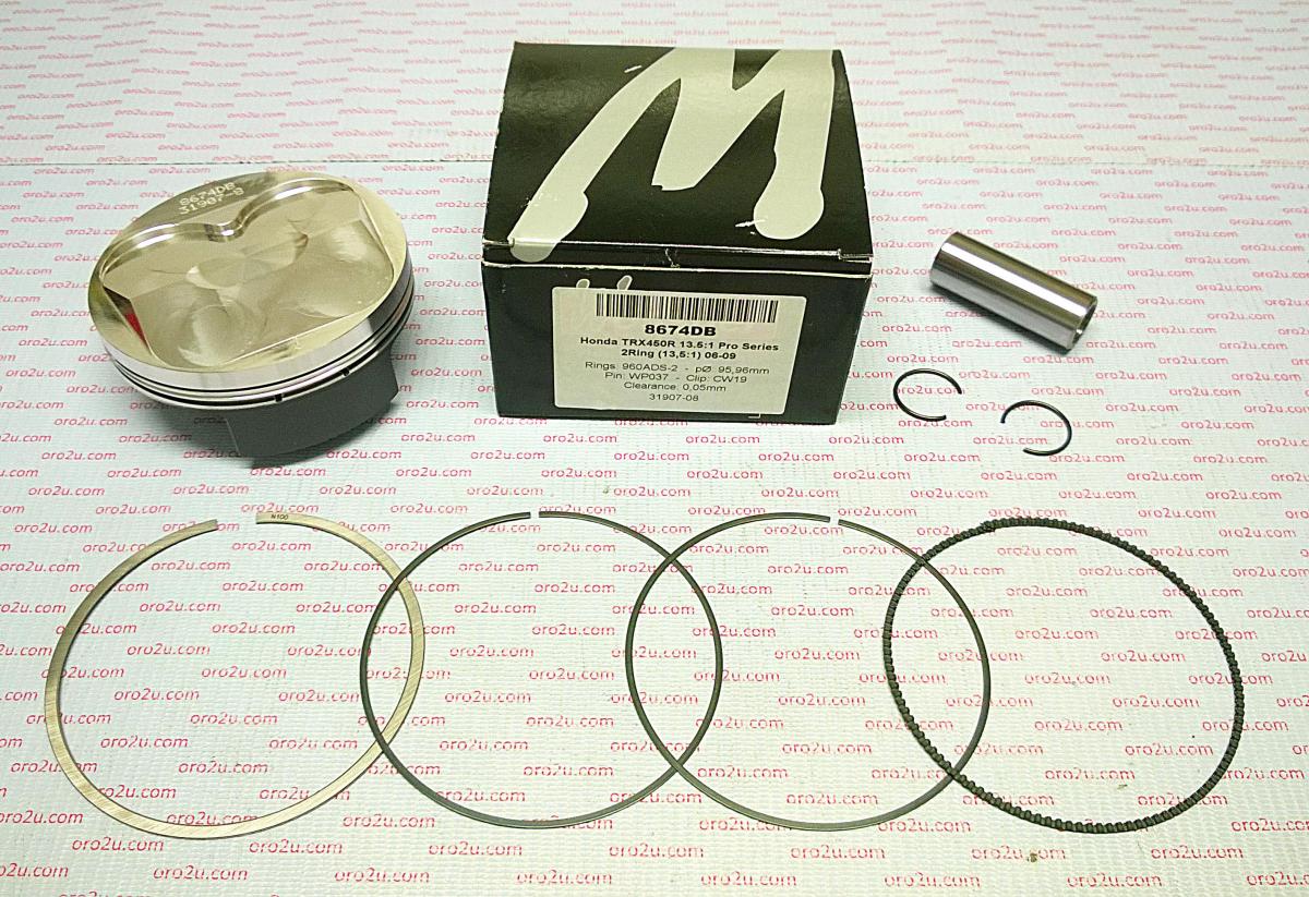 WOSSNER 96mm FORGED HC PISTON KIT HONDA TRX450R 2006-2009