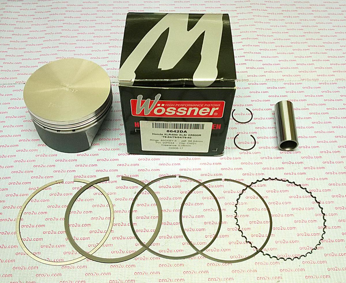 PISTON KIT XR XLR 500 91.00 FORGED WOSSNER 8642D200