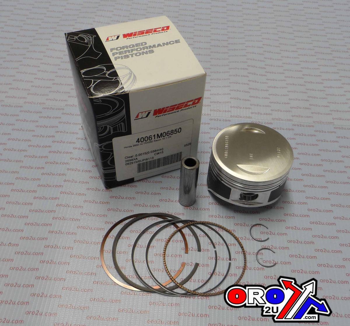 WISECO 69mm PISTON KIT HONDA TRX250TE/TM 02-23, TRX250EX/X 03-23