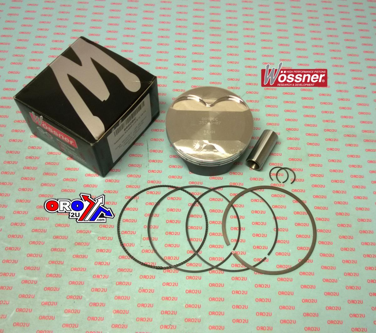 WOSSNER 95mm FORGED PISTON KIT C, YAMAHA YZ426F 2000-2002, WR426F 2001-2002