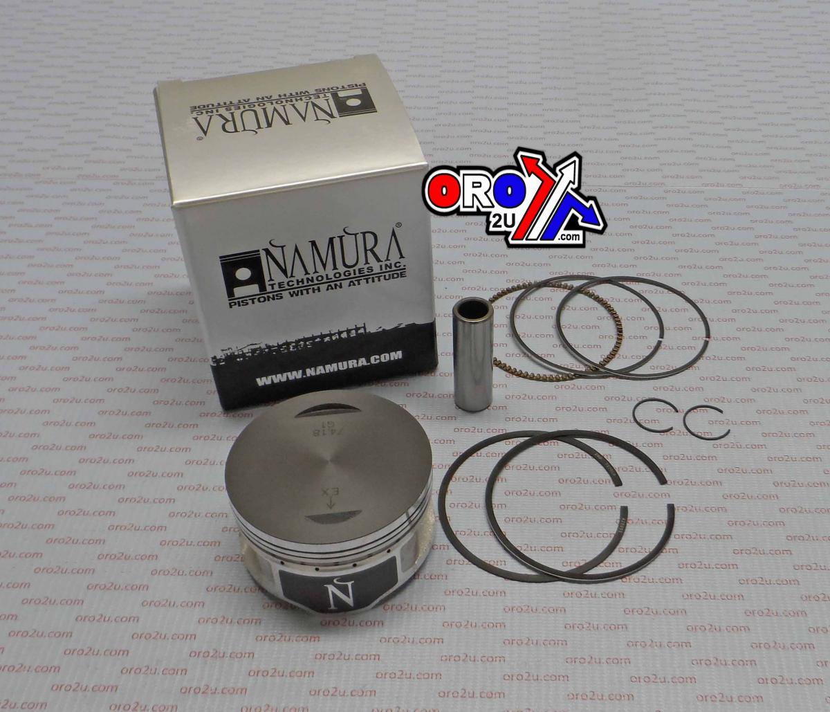 NAMURA 74.2MM PISTON KIT KAWASAKI KVF300 BRUTE FORCE 12-24, ARCTIC CAT 2X4 09-18