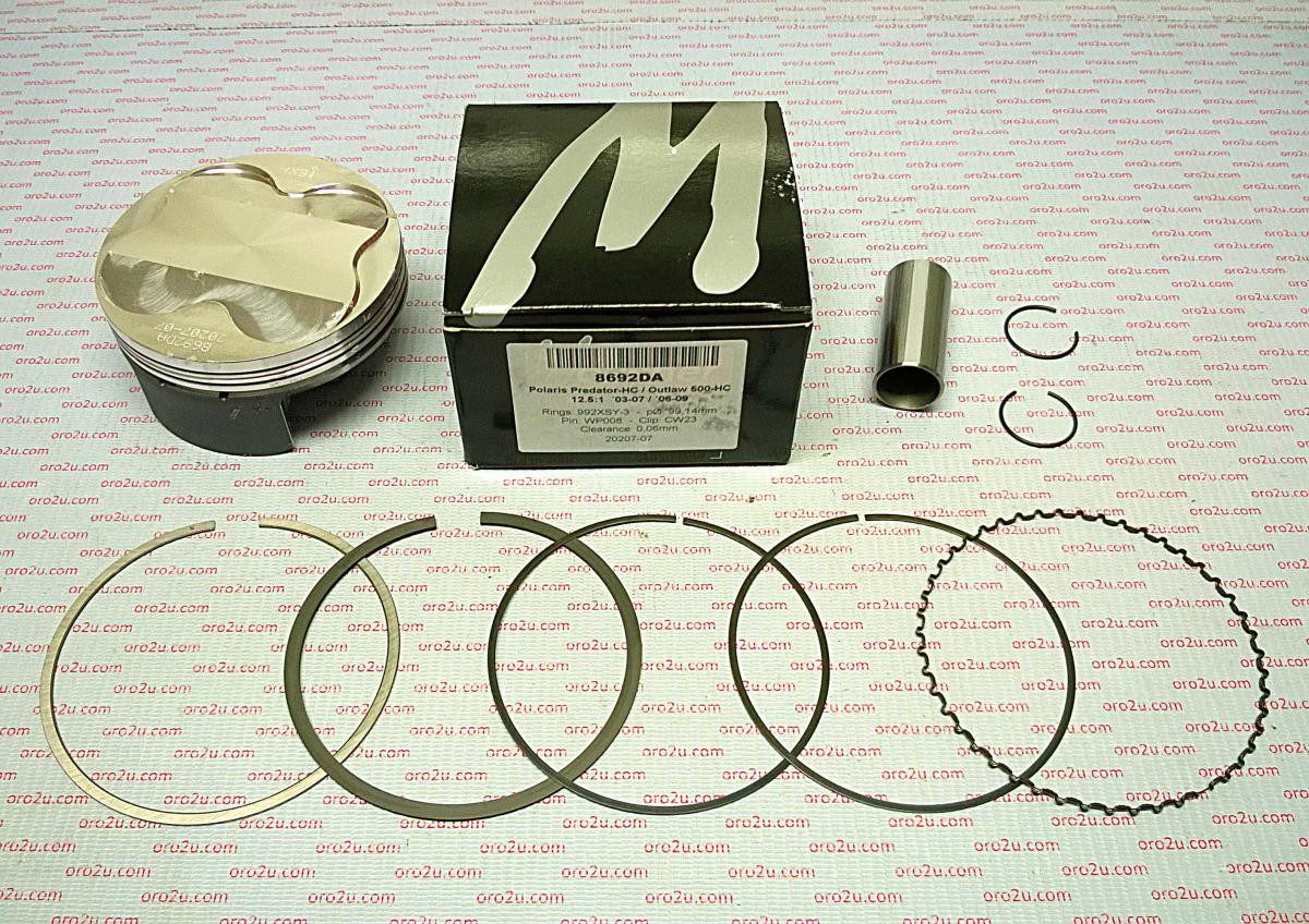 PISTON KIT POLARIS 500 99.20 FORGED WOSSNER 8692DA