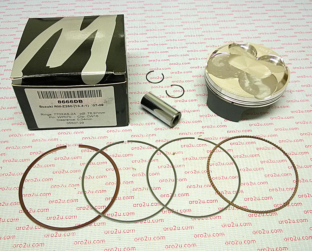 WOSSNER 77mm PISTON KIT B, SUZUKI RM-Z250 2007-2009