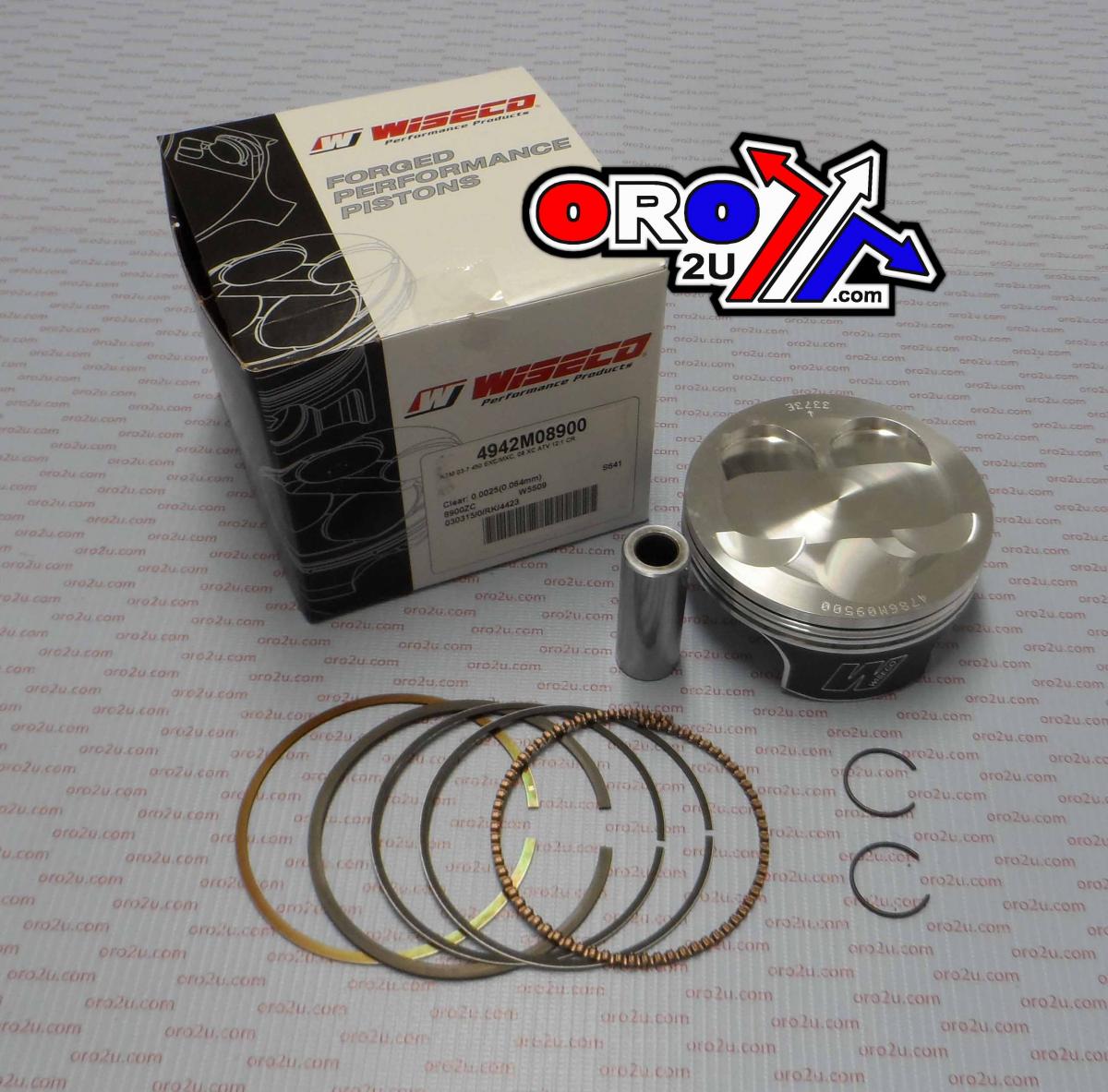 WISECO 89mm PISTON KIT KTM 450 EXC-F 2003-2007, POLARIS OUTLAW 450 2008-2011