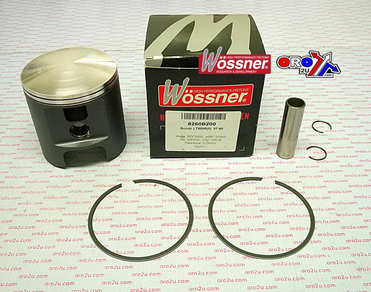 WOSSNER 88mm PISTON KIT SUZUKI LT500R 1987-1990, Pro-Lite