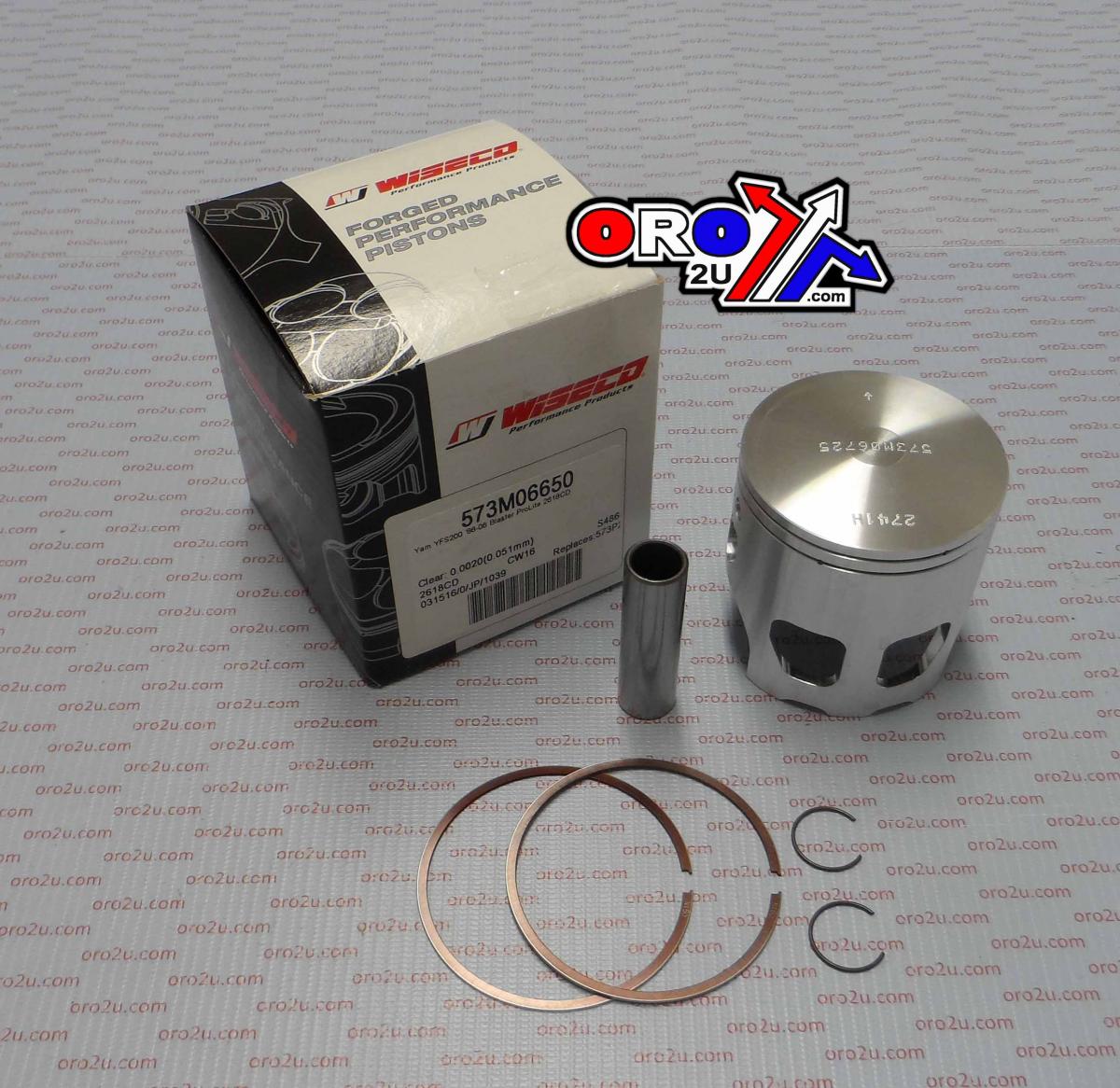 WISECO 66.5mm PISTON KIT YAMAHA YFS200 BLASTER 1988-2007
