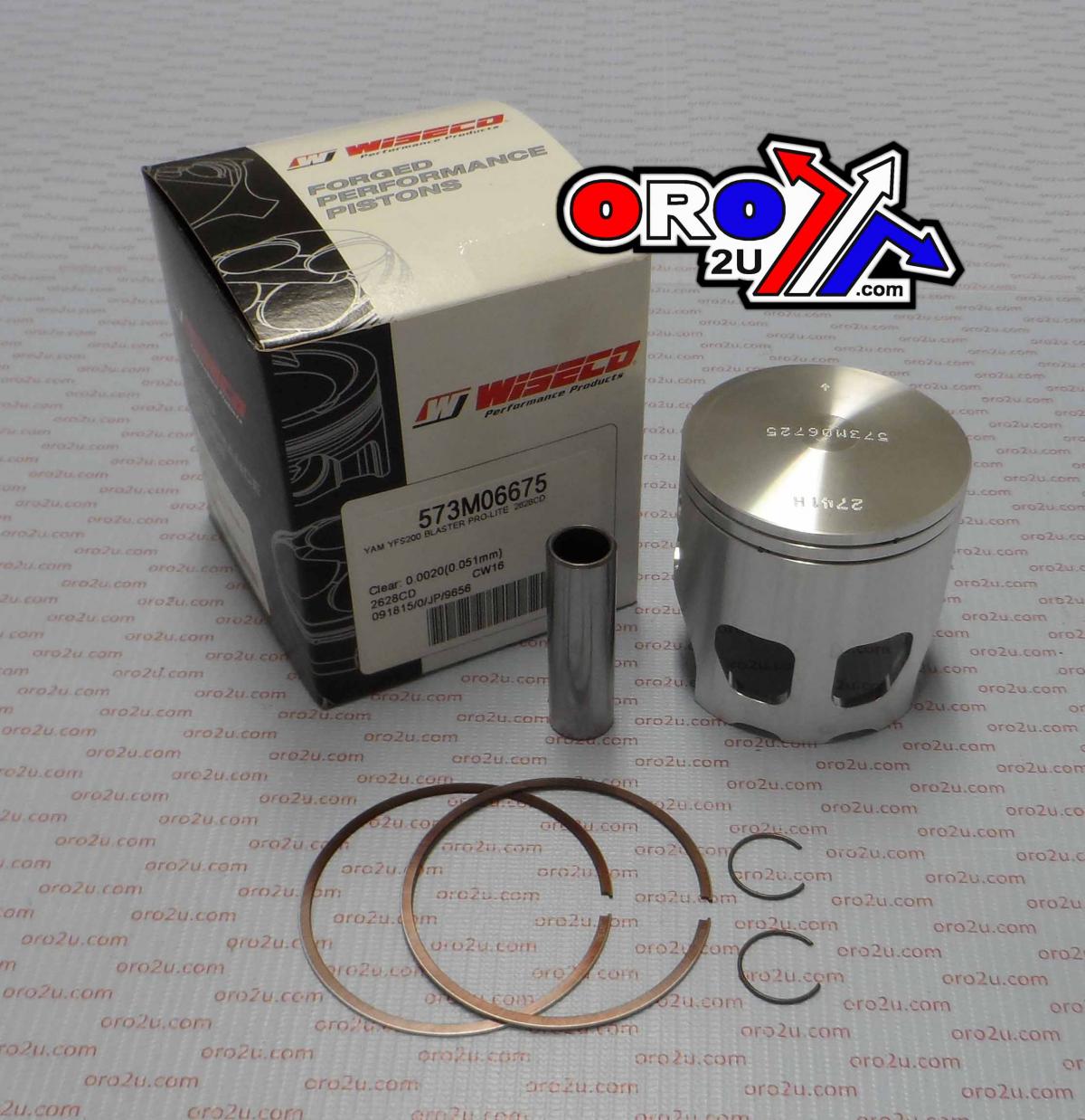 WISECO 66.75mm PISTON KIT YAMAHA YFS200 BLASTER 1988-2007