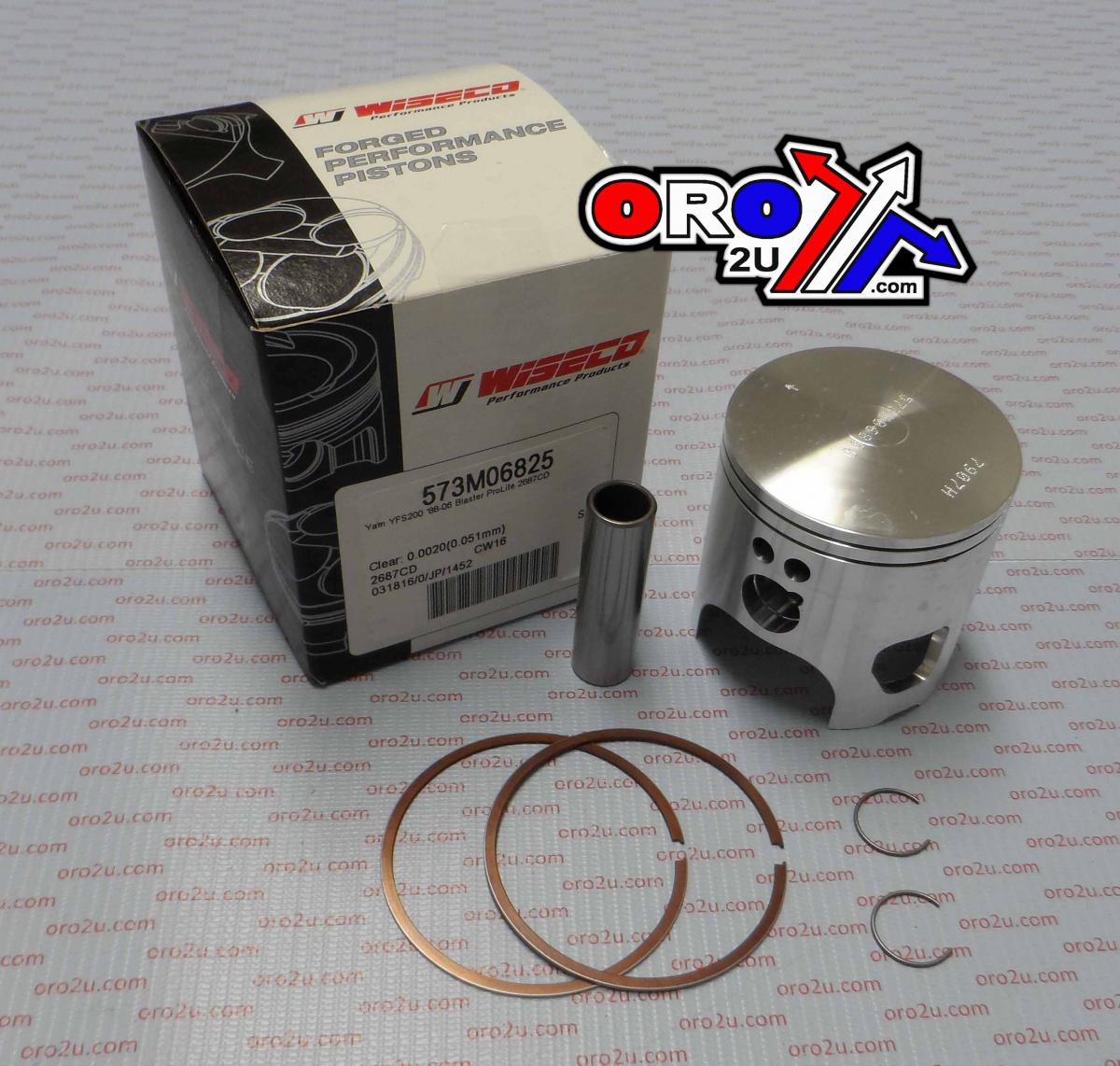 WISECO 68.25mm PISTON KIT YAMAHA YFS200 BLASTER 1988-2007