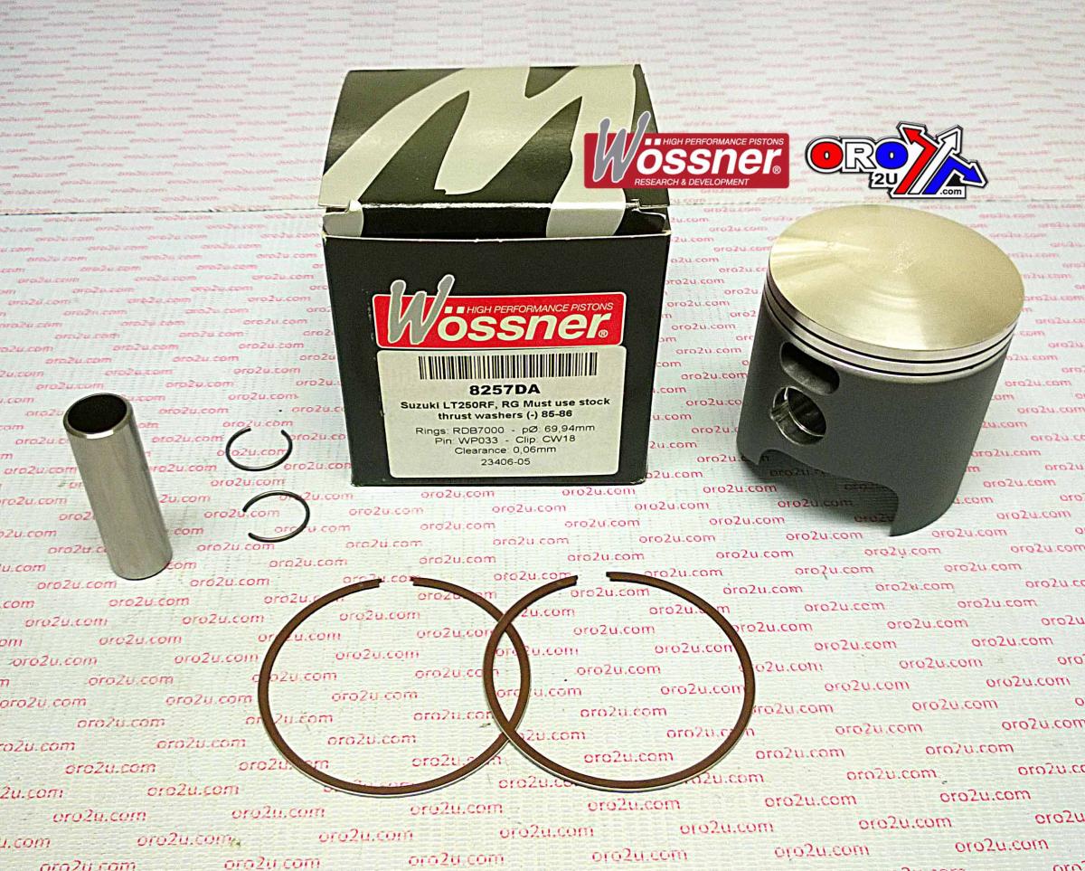 WOSSNER 71.5mm FORGED PISTON KIT SUZUKI LT250R 1985-1986