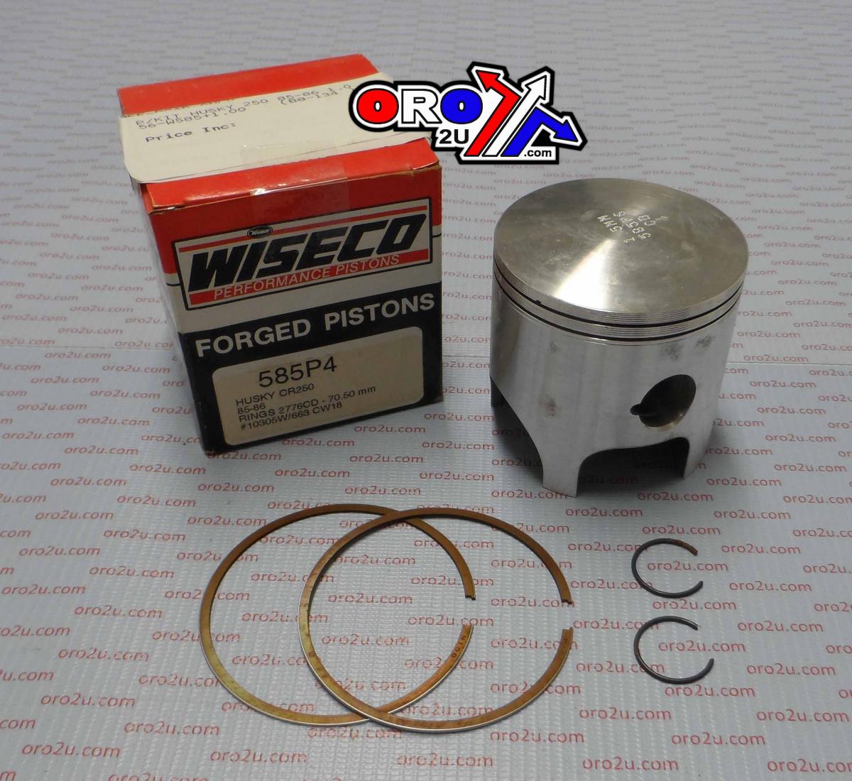 WISECO +1mm PISTON KIT HUSQVARNA CR250 1985-1986, WR250 1985-1986