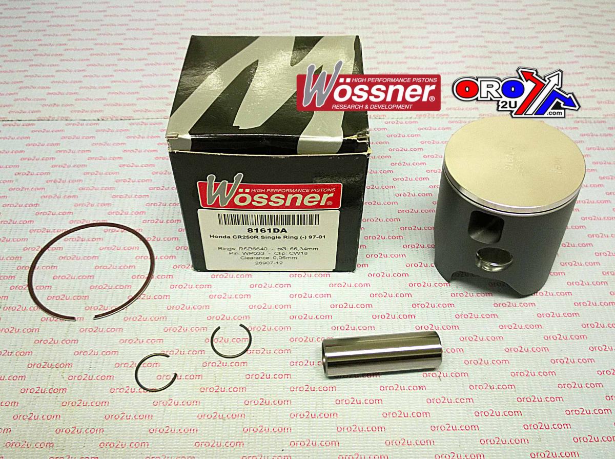 PISTON KIT 97-01 CR250 68.00 1-RING WOSSNER 8161D160