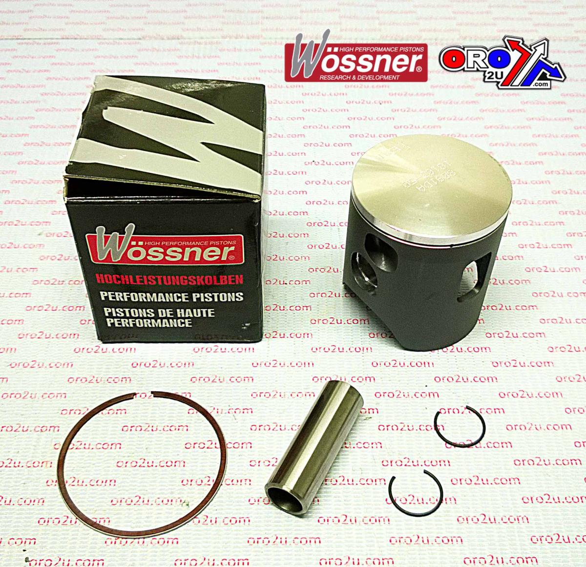 WOSSNER 56mm PISTON KIT YAMAHA YZ125 98-01, GAS GAS MC/MX/EC 125 00-01