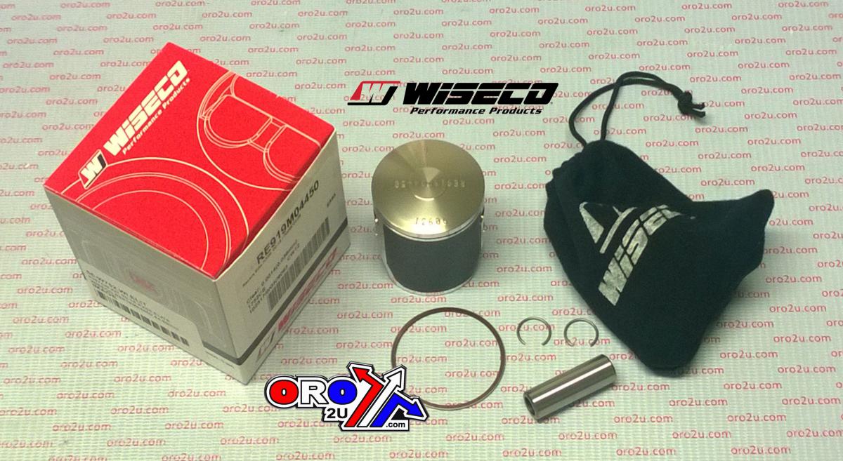 WISECO 44.50mm PISTON KIT KAWASAKI KX65 2000-2024, Racers Elite ArmorFit
