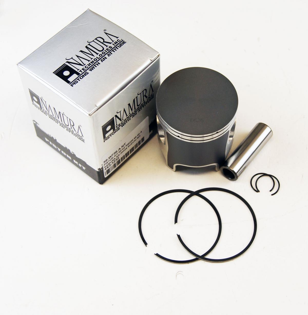 NAMURA 66.4mm PISTON KIT A, SUZUKI RM250 2000-2002