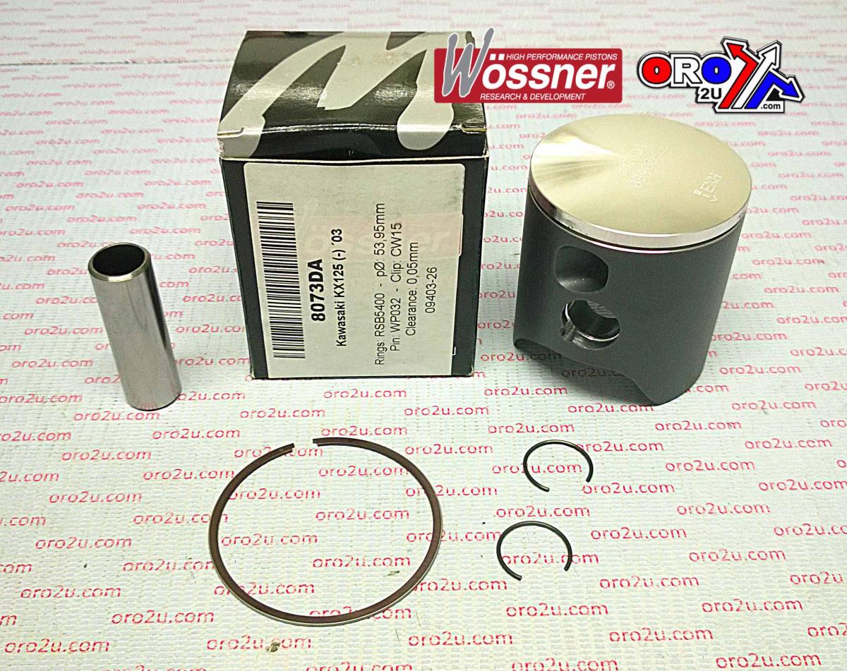 PISTON KIT 03 KX125 54.00 A WOSSNER 8073DA KAWASAKI MX