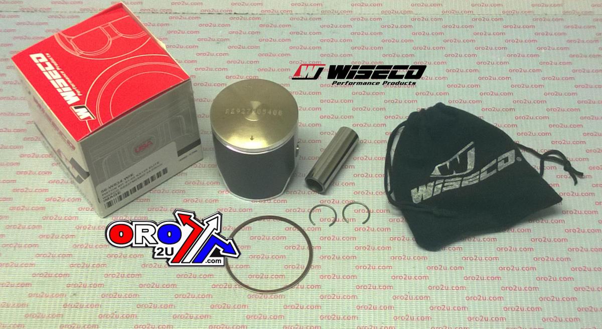 WISECO 54mm PISTON KIT KAWASAKI KX125 2001-2008, Racers Elite ArmorFit