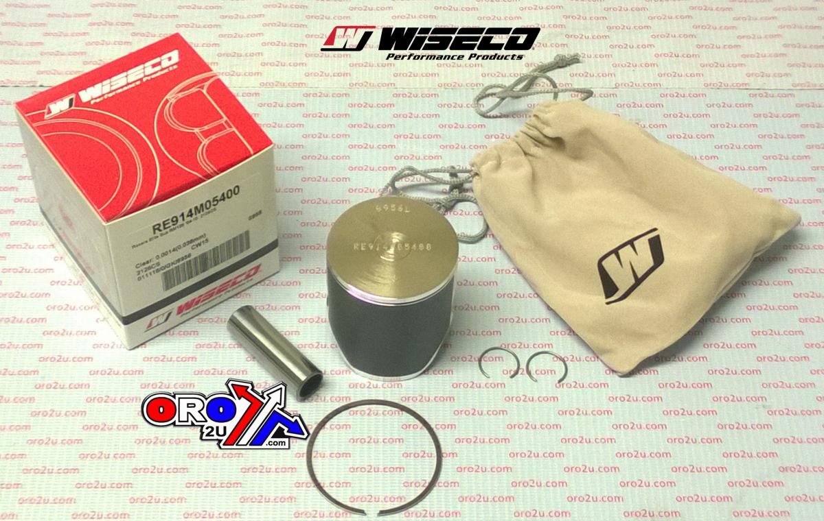 WISECO 54mm PISTON KIT SUZUKI RM125 2004-2008, Racers Elite ArmorFit