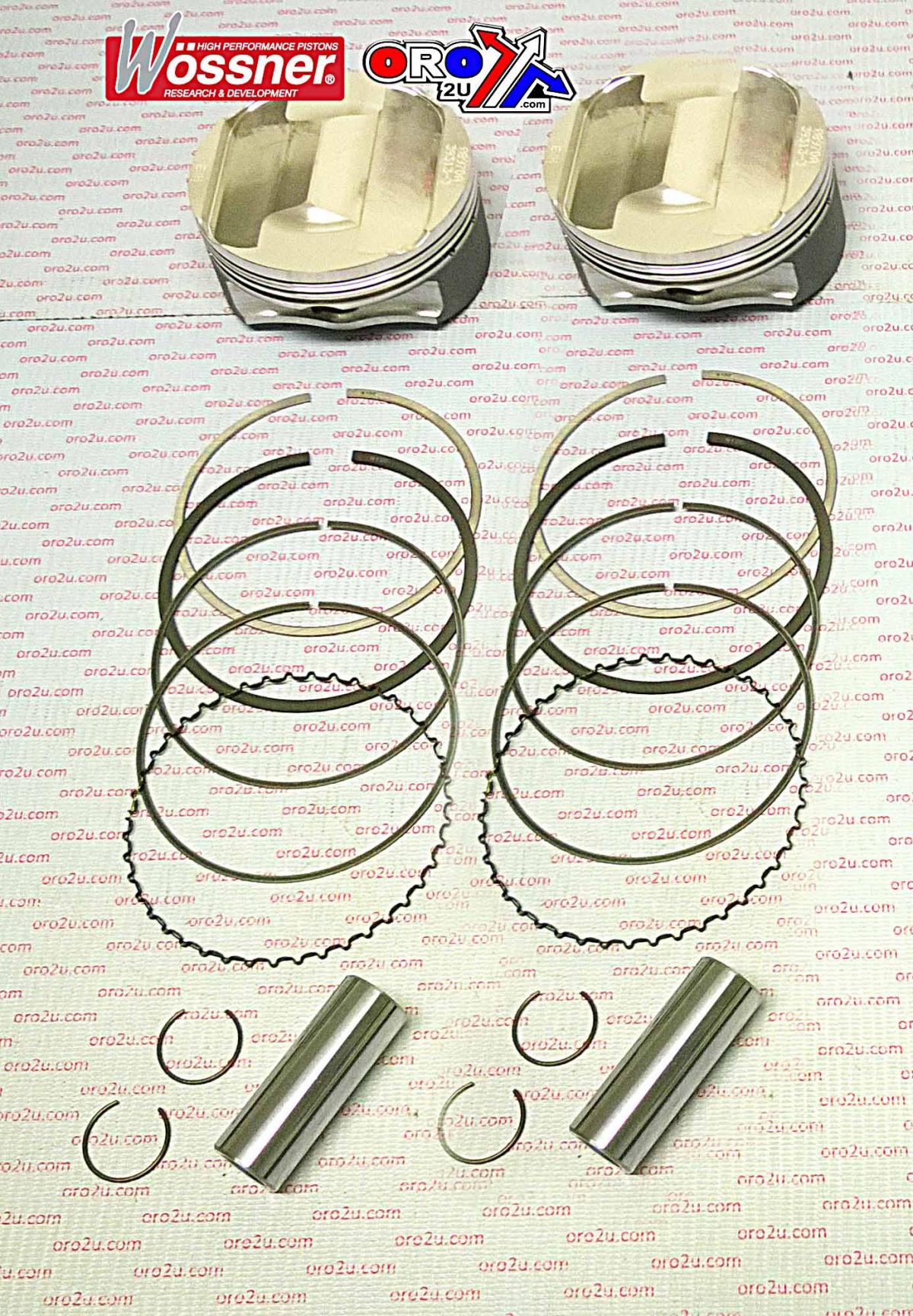 WOSSNER 93mm PISTON KIT A, POLARIS RZR XP900 2011-2014