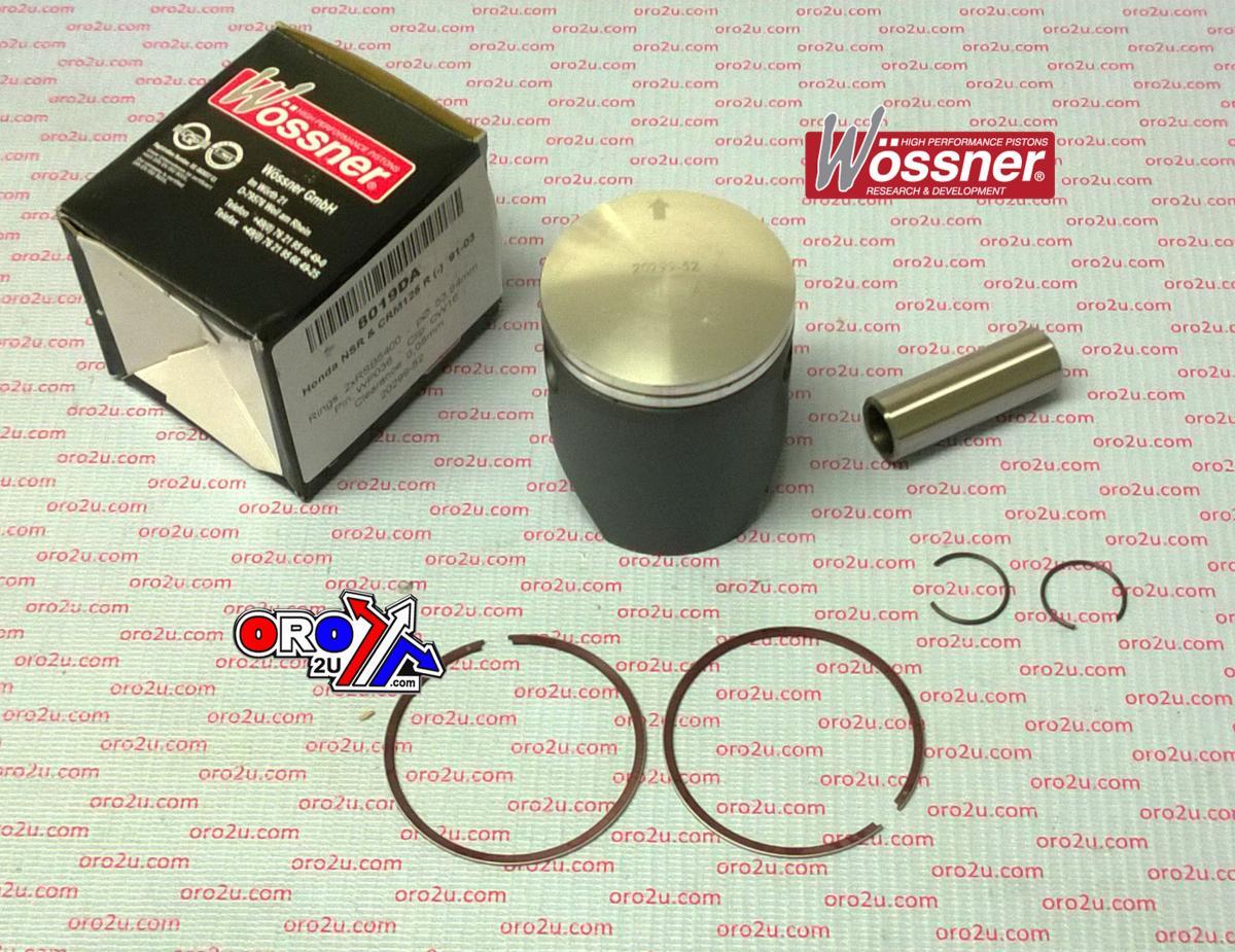 WOSSNER 55mm PISTON KIT HONDA NSR125R 1989-2001, CRM125 1986-1996