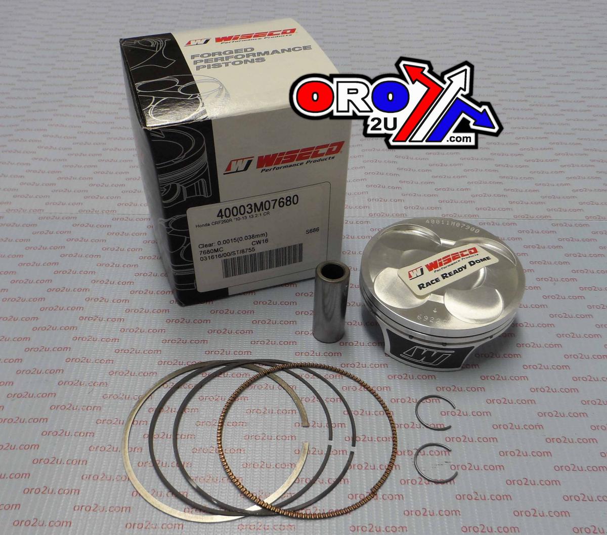 WISECO 76.8mm PISTON KIT HONDA CRF250R 2010-2013, ARMOR GLIDE
