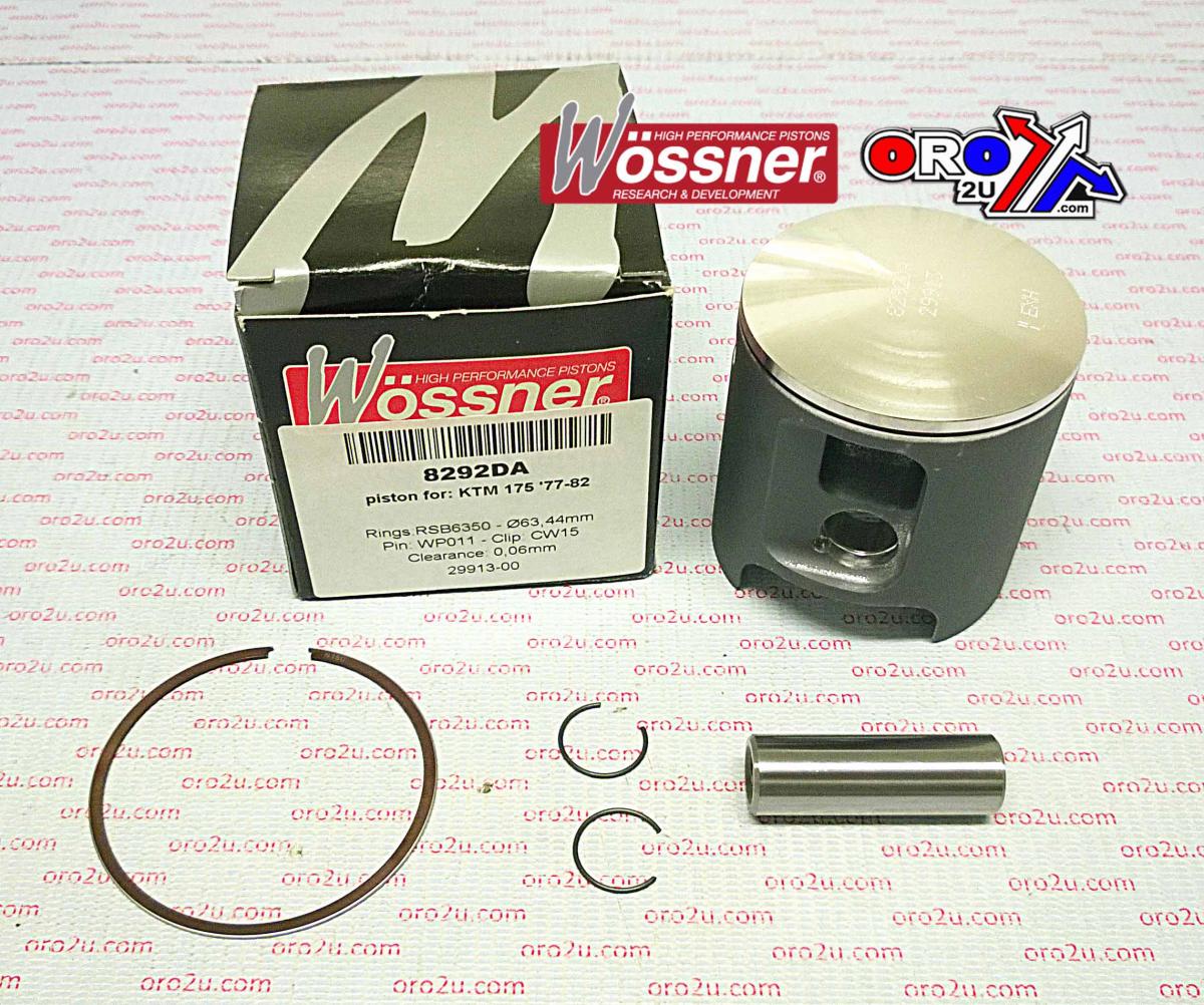 WOSSNER 65.5mm PISTON KIT A, KTM MC/GS175 1977-1982