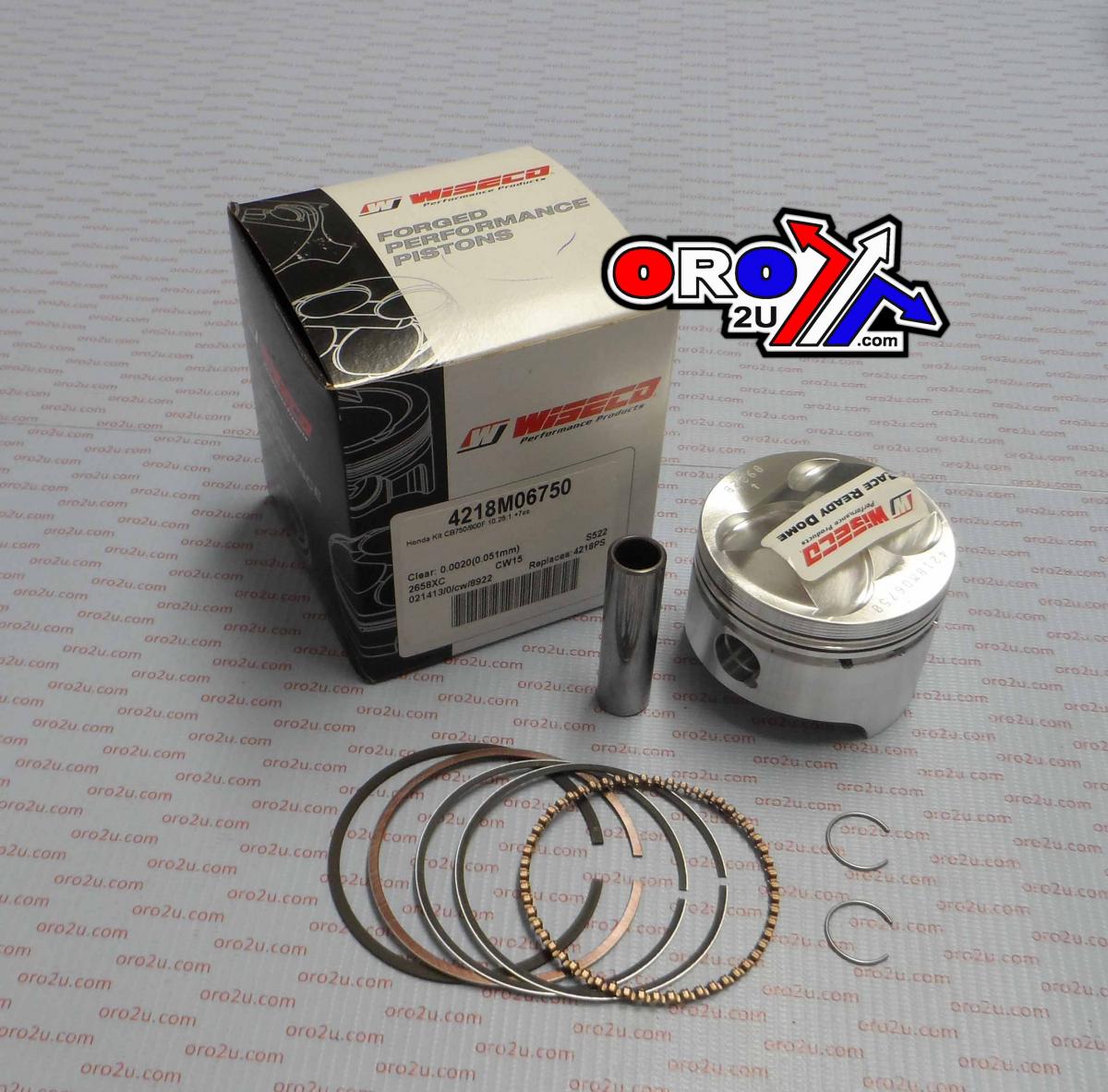 PISTON CB750 900 CBX1000 67.5 WISECO 4218M06750 ROAD KIT