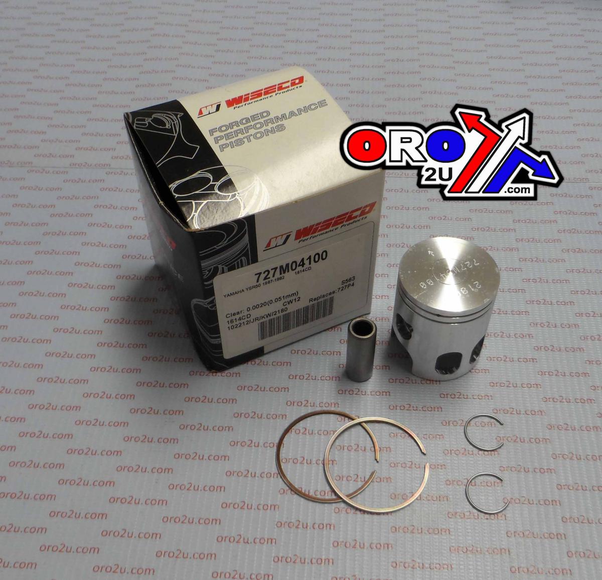 WISECO 41mm PISTON KIT YAMAHA YSR50 UPTO 92