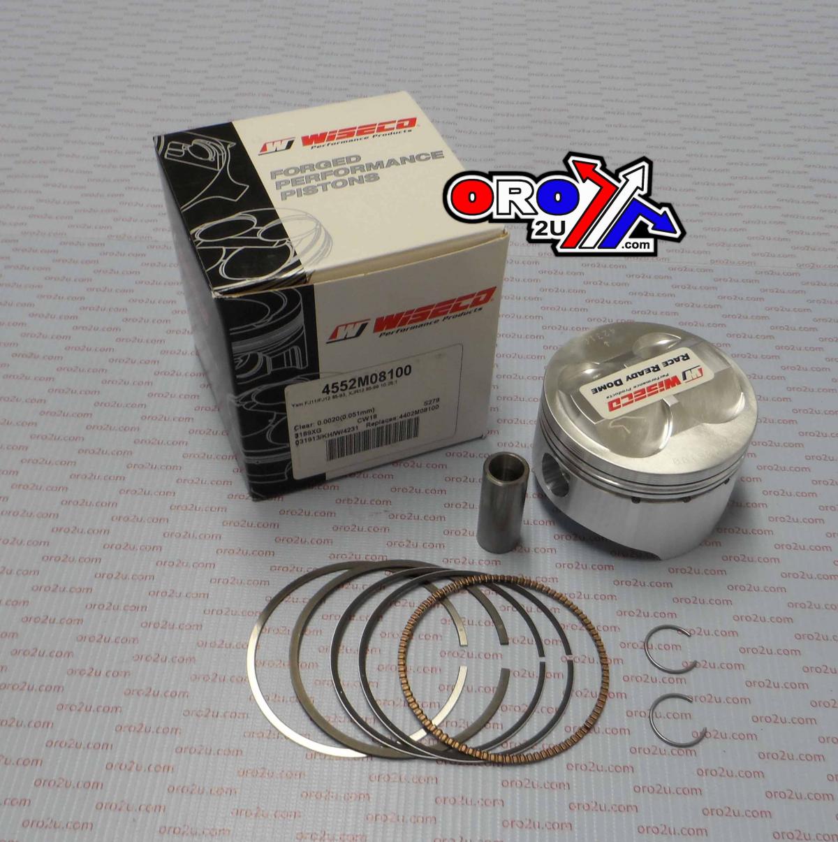 PISTON KIT FJ, XJR1200 81.00 WISECO 4552M08100 ROAD YAMAHA