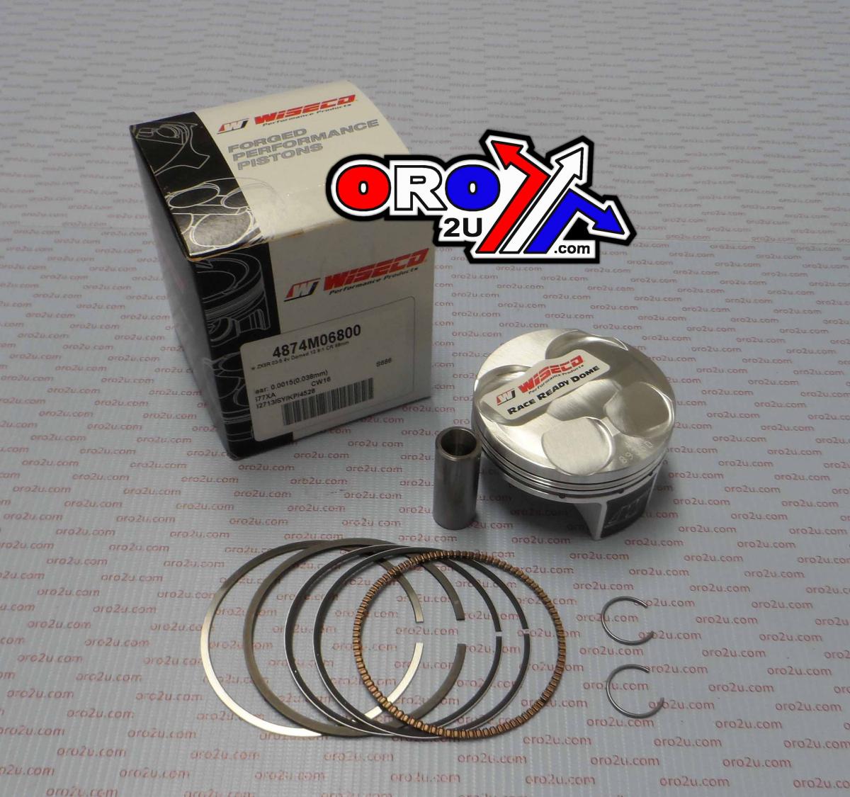 WISECO 70mm PISTON KIT KAWASAKI ZX6R (ZX636) 2003-2005 12.9:1 COMP