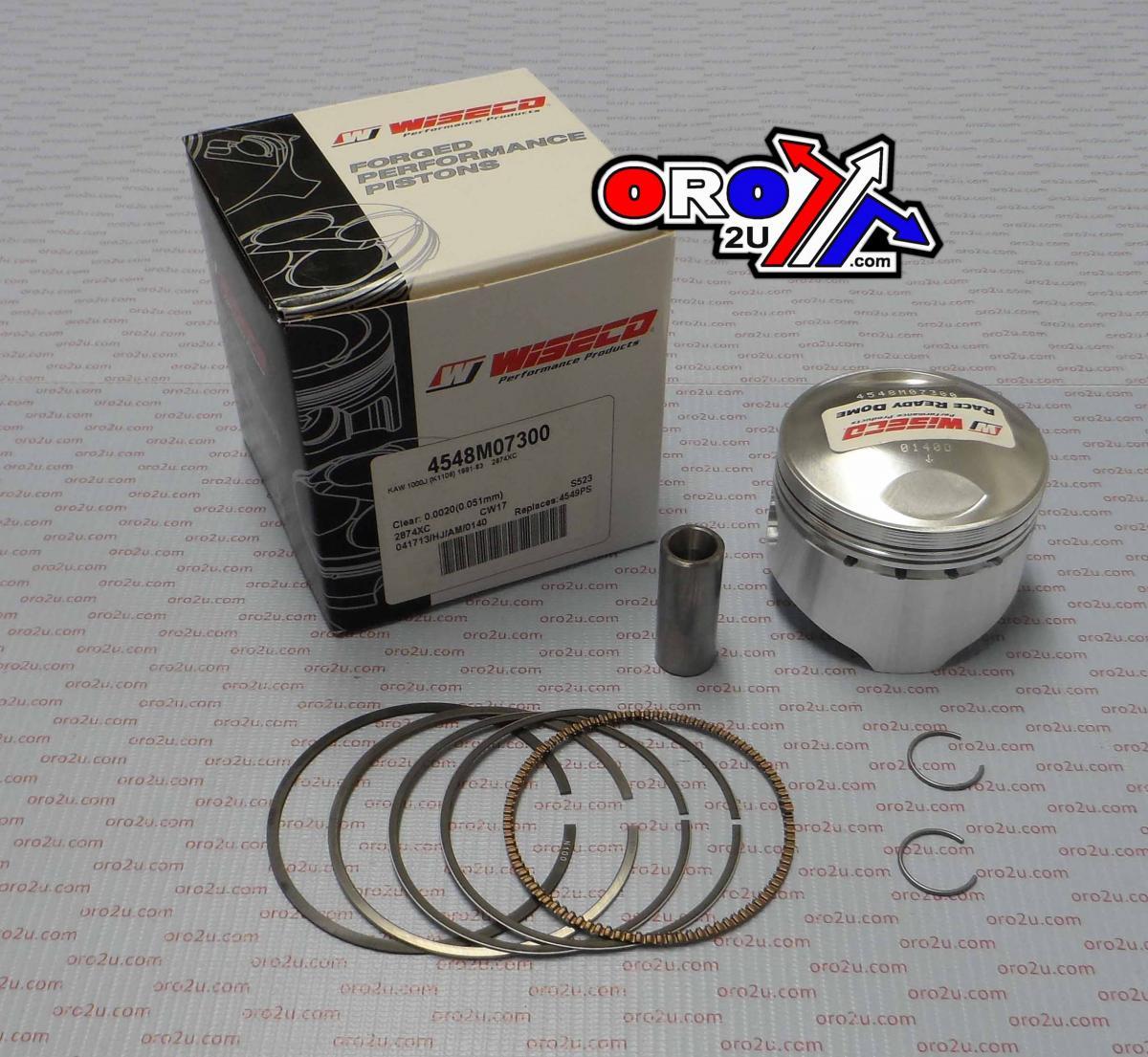 WISECO 72mm PISTON KIT KAWASAKI KZ1000 1981-1983 (EACH)