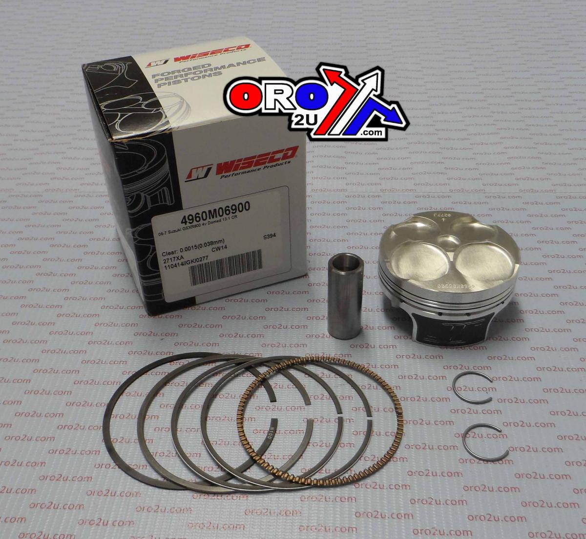 PISTON KIT GSXR600 06-07 69.00 WISECO 4960M06900 ROAD SUZUKI