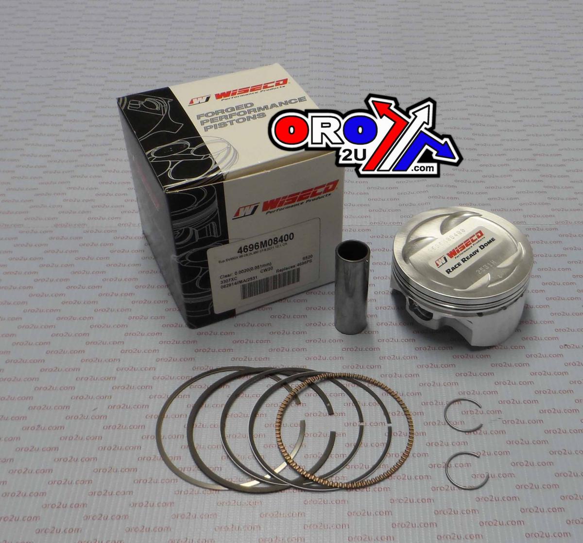 PISTON KIT SV650X 99-11 84.00 WISECO 4696M08400 ROAD SUZUKI